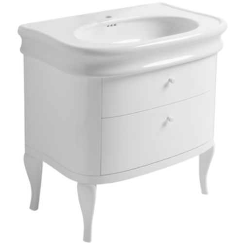 Meuble vasque à poser - LAM 90 - SIMAS ACQUA SPACE - en bois / classique / sans porte