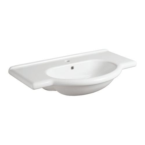 Vasque suspendue - TOP 62 - SIMAS ACQUA SPACE - en céramique / avec mitigeur / 1 trou
