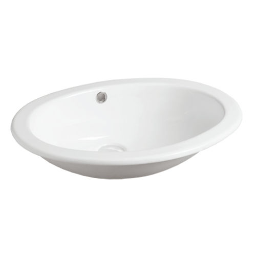 Vasque à encastrer - S 50P - SIMAS ACQUA SPACE - en céramique / ovale / sans trou