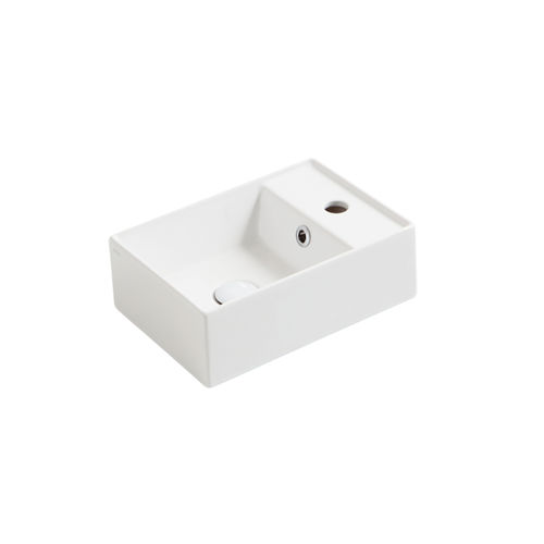Lave-mains suspendu - AG 40 - SIMAS ACQUA SPACE - à poser / rectangulaire / en céramique