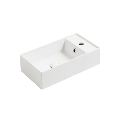 Lave-mains suspendu - AG 50 - SIMAS ACQUA SPACE - à poser / rectangulaire / en céramique