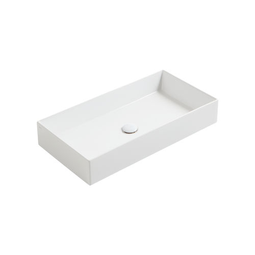 Vasque à poser - AG 80 - SIMAS ACQUA SPACE - en céramique / rectangulaire / sans trou