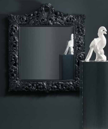 Miroir mural - MIKI - KHAOS - design nouveau baroque / carré / en résine