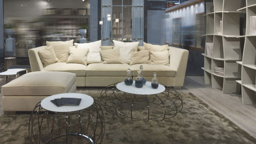 Canapé modulable - DOUILLET - KHAOS - contemporain / en tissu / en cuir