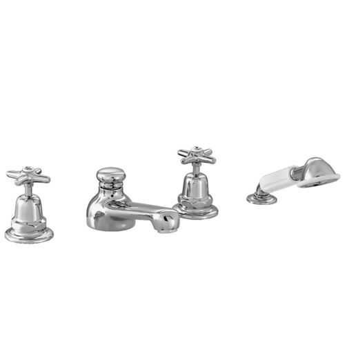 Mélangeur de douche - 3256-308 - RUBINETTERIE STELLA - pour baignoire / à poser / en laiton chromé