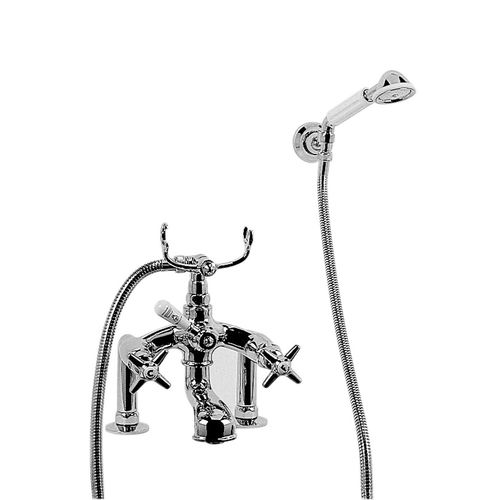 Mélangeur pour douche - 3274RG305-6 - RUBINETTERIE STELLA - pour baignoire / à poser / en laiton chromé