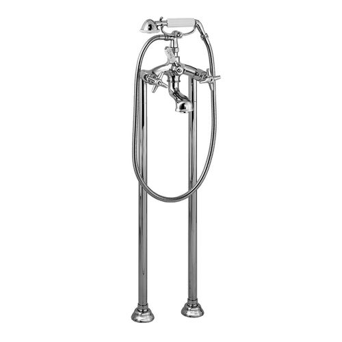 Mélangeur pour douche - 3274CL306 - RUBINETTERIE STELLA - pour baignoire / au sol / en laiton chromé