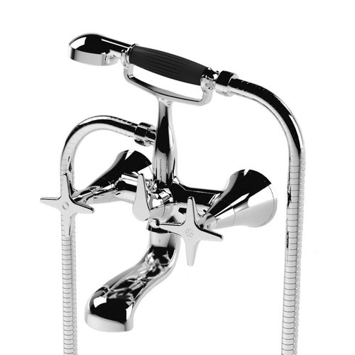 Mélangeur pour douche - 3274-306 - RUBINETTERIE STELLA - pour baignoire / mural / en métal chromé