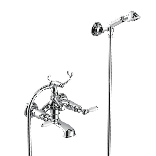 Mélangeur pour douche - 3274-305-6 - RUBINETTERIE STELLA - pour baignoire / mural / en métal chromé