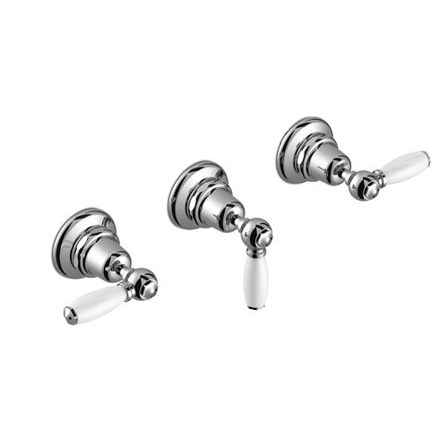 Mélangeur pour douche - 3254 - RUBINETTERIE STELLA - pour baignoire / encastrable / en métal chromé