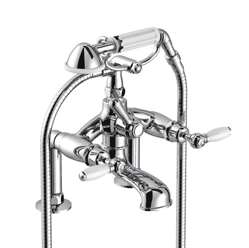 Mélangeur pour douche - 3274RG306 - RUBINETTERIE STELLA - pour baignoire / à poser / en métal chromé