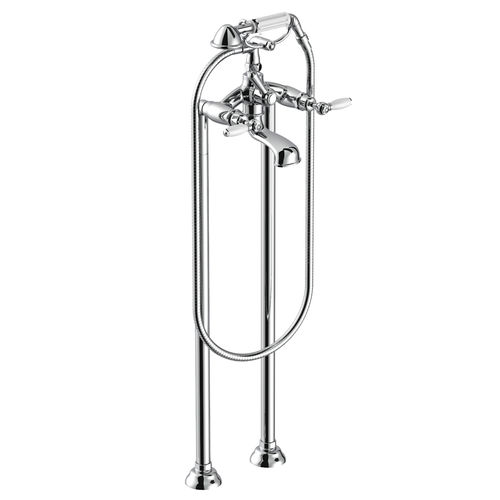 Mélangeur pour douche - 3274CL306 - RUBINETTERIE STELLA - pour baignoire / au sol / en métal chromé
