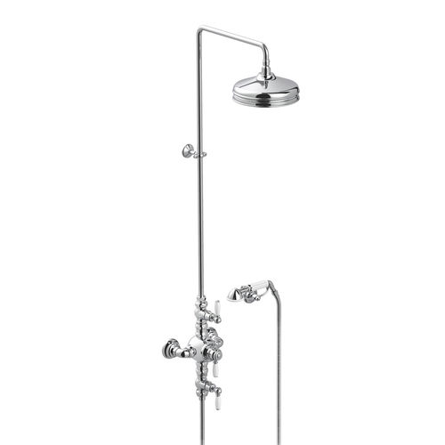 Set de douche mural - IS3284-33-220 - RUBINETTERIE STELLA - classique / avec douche à main / thermostatique