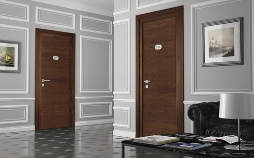 Porte d'intérieur - REI 120 : SINGOLA/DOPPIA - GAROFOLI - en MDF / battante / pleine