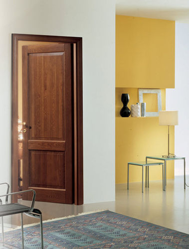 Porte d'intérieur - CLASSICA : 2B - GAROFOLI - en bois massif / battante / pleine