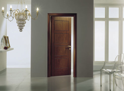 Porte d'intérieur - PANGEA : NONNIA PORTA - GAROFOLI - en bois massif / battante / pleine