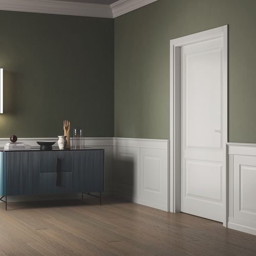 Porte d'intérieur - MILIA MIDUE 2B 50 - GAROFOLI - en bois / battante / classique