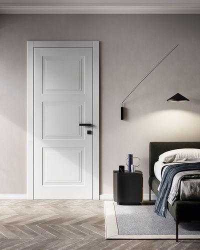Porte d'intérieur - MILIA : MITRE 3 - GAROFOLI - en bois / battante / pleine