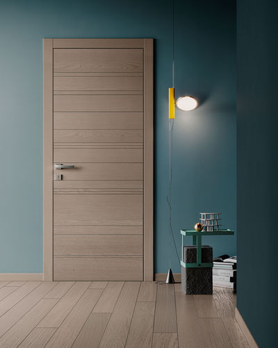 Porte d'intérieur - PATIO : 1LRIG - GAROFOLI - en bois / battante / pleine