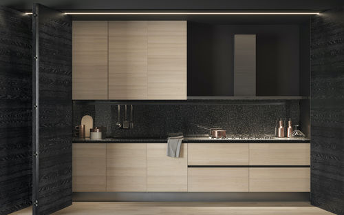 Cuisine contemporaine - CUCINA 2 - GAROFOLI - en chêne / en bois peint / en bois teinté