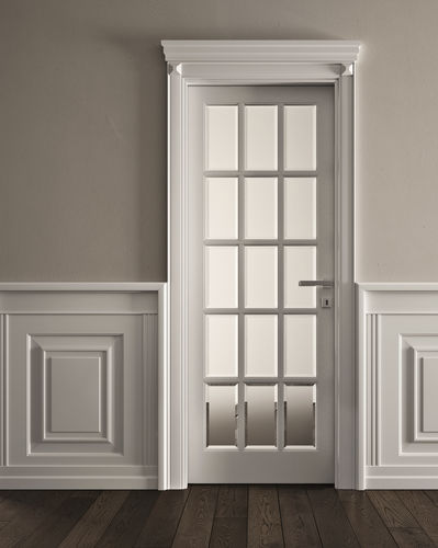 Porte d'intérieur - DOR&Egrave; VMULTIPLU 15V - GAROFOLI - en bois / en verre / battante