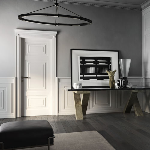 Porte d'intérieur - DOR&Egrave; TRUE 3B - GAROFOLI - en bois / battante / classique