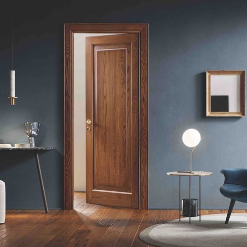Porte d'intérieur - 110eLode 1B - GAROFOLI - en bois massif / battante / classique