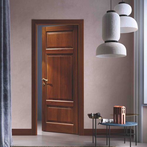 Porte d'intérieur - Classica 3B97 - GAROFOLI - en bois massif / battante / classique