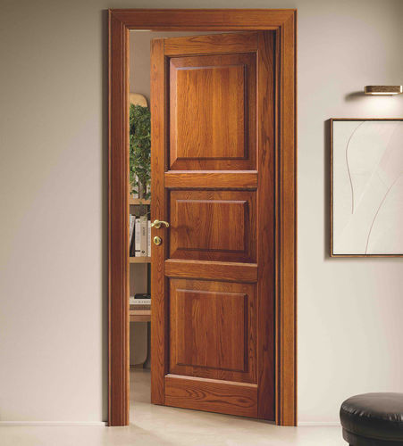 Porte d'intérieur - 110eLode 3B - GAROFOLI - en bois massif / battante / classique