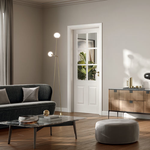 Porte d'intérieur - SUBLIMIA TERMENO 2B6V - GAROFOLI - en bois / battante / classique