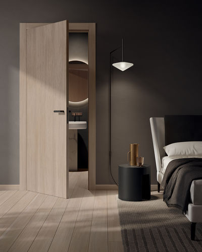 Porte d'intérieur - Quadro 1Q - GAROFOLI - en chêne / battante / contemporaine