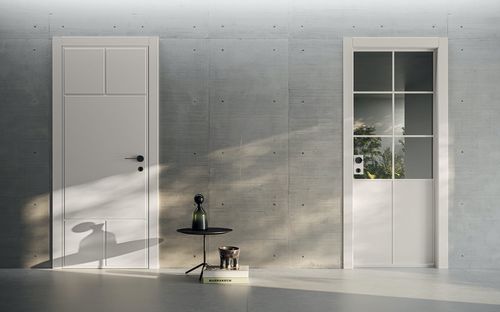 Porte d'intérieur - Novia5Q e Vera2B6V - GAROFOLI - en bois / battante / contemporaine