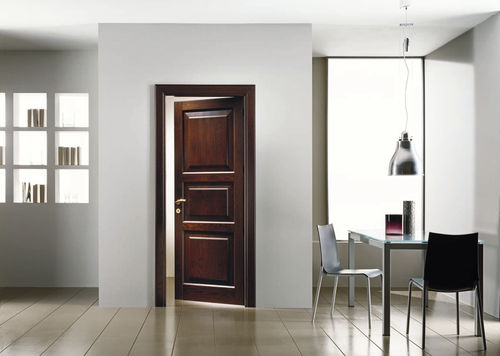 Porte d'intérieur - 3B - GAROFOLI - en bois massif / battante / pleine