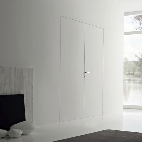 Porte d'intérieur - FILOMURO DOPPIA TINTEGGIABILE - GAROFOLI - en bois / battante / contemporaine