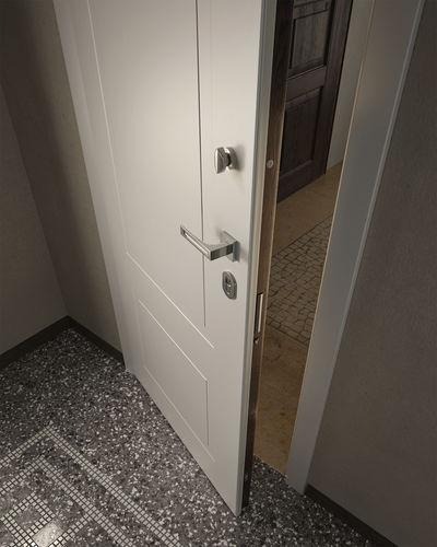 Porte d'intérieur - SOVRANA: 110 e lode + Miraquadra - GAROFOLI - en métal / battante / pleine