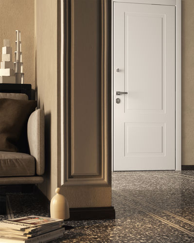 Porte d'intérieur - MIRAQUADRA - GAROFOLI - en métal / battante / pleine