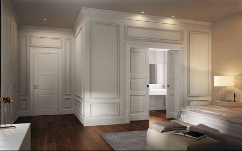 Porte d'intérieur - GDESIGN REI 60 - GAROFOLI - en bois / battante / pleine