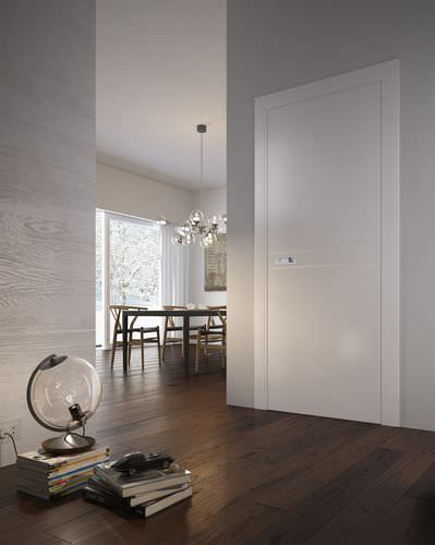 Porte d'intérieur - Miraquadra: Mod. 2R - GAROFOLI - en bois / battante / pleine