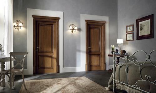 Porte d'intérieur - 110 e lode: Mod2B - GAROFOLI - en bois / battante / pleine