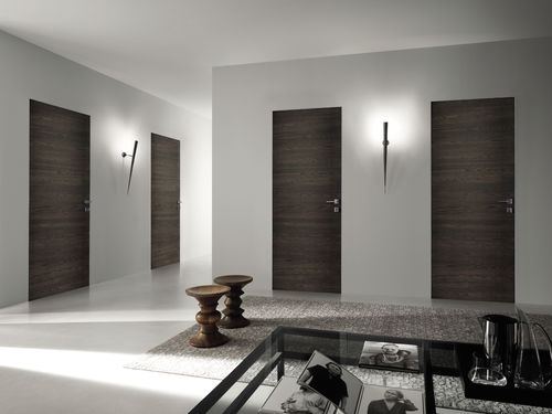 Porte d'intérieur - BiSystem: Mod. BiPlan - GAROFOLI - en bois / battante / pleine