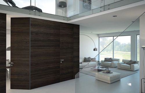 Porte d'intérieur - Filomuro: tinteggiabile a soffitto rivestita con boiserie - GAROFOLI - en bois / battante / pleine