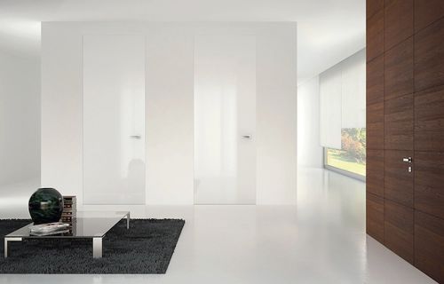 Porte d'intérieur - Filomuro: rasoparete - GAROFOLI - en bois / battante / pleine