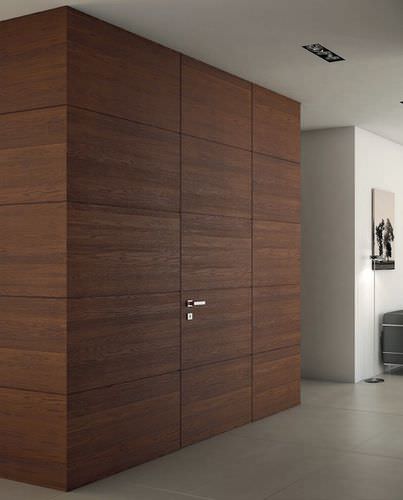 Porte d'intérieur - FILOMURO A SOFFITTO ROVERE TABACCO - GAROFOLI - en bois / battante / pleine