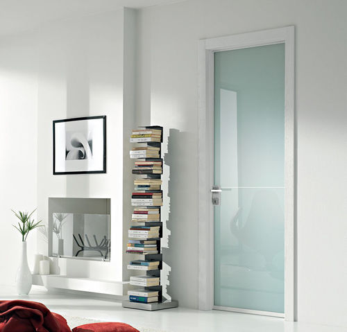 Porte d'intérieur - Gdesigner: Mod. Live - GAROFOLI - en bois / battante / vitrée