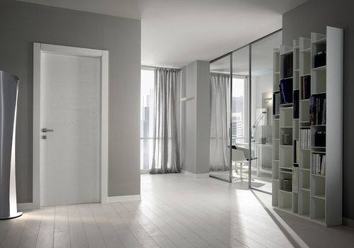 Porte d'intérieur - Pangea: Mod. Filia bianco 2 - GAROFOLI - en bois / battante / pleine