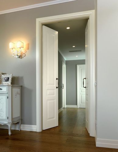 Porte d'intérieur - Sublimia: Mod. Triora - GAROFOLI - en bois / battante / pleine