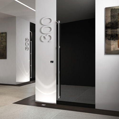 Porte d'intérieur - FILOMURO REI 60 GLASS - GAROFOLI - en bois / battante / vitrée