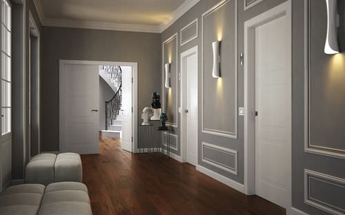 Porte d'intérieur - Gdesigner: Mod. REI 60 bianco - GAROFOLI - en bois / battante / pleine