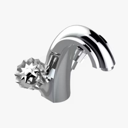 Mitigeur de vasque - U6M-2155 - THG Paris - à poser / en métal / en cristal