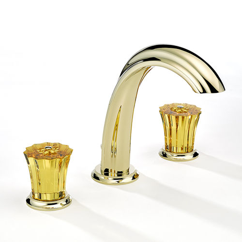 Mitigeur de vasque - RIM - THG Paris - à poser / en métal / en cristal